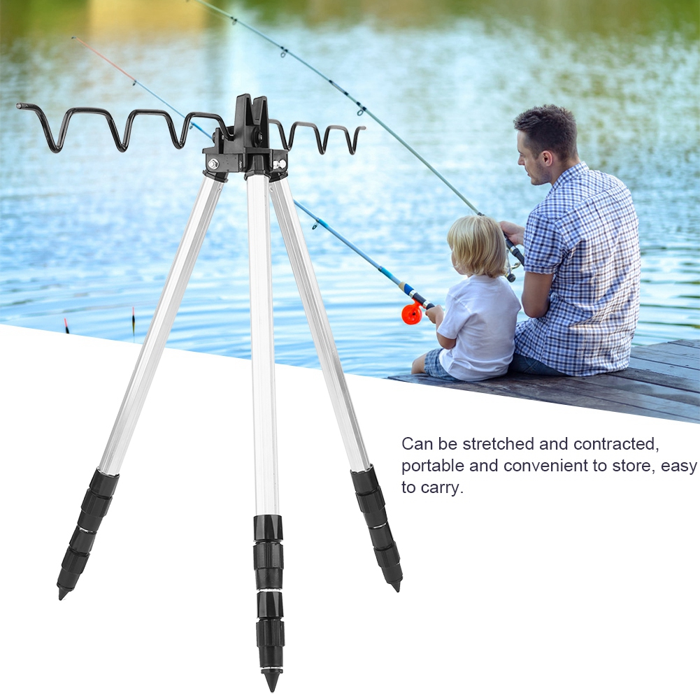 Fishing Rod Casting - Vara de pesca tripé suportes multifuncional