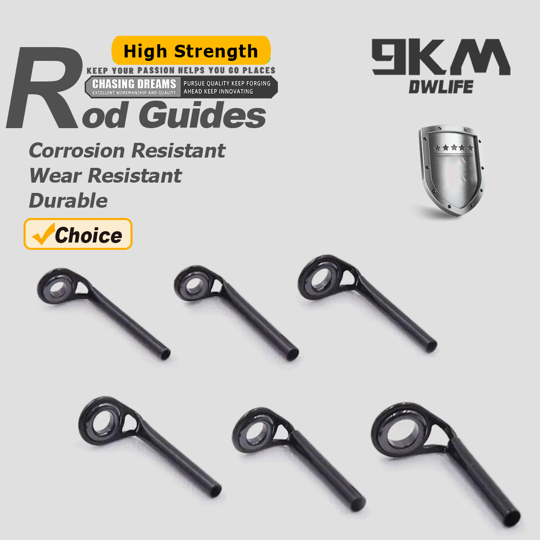 Fishing Rod Tip Replacement - Guias de vara de pesca 5