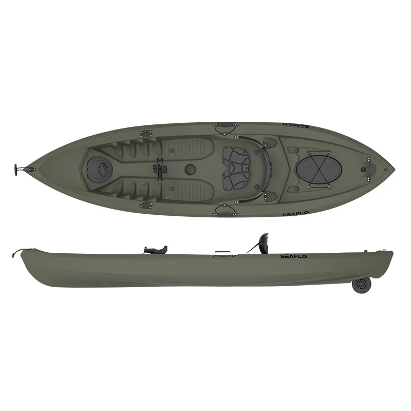 Fishing Rod Boat - HDPE Plastic Boat Fishing Kayak, equipado
