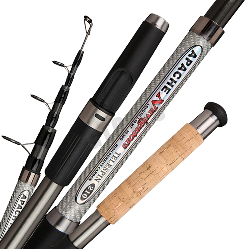 Fishing Rod Surf - Varas de Pesca Telescópicas de Carbono