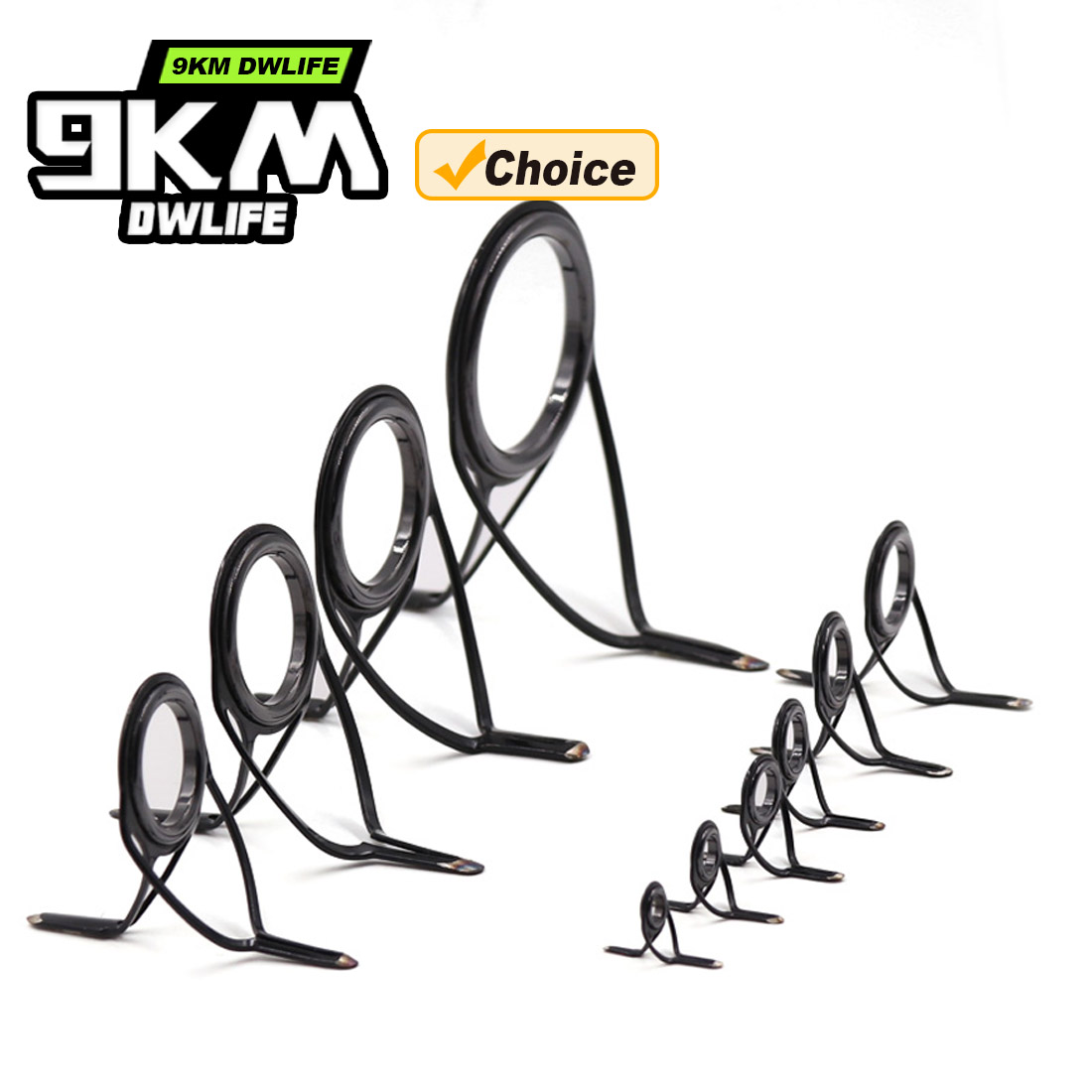 Fishing Rod Spinning - Kit de Guias de Vara Curva