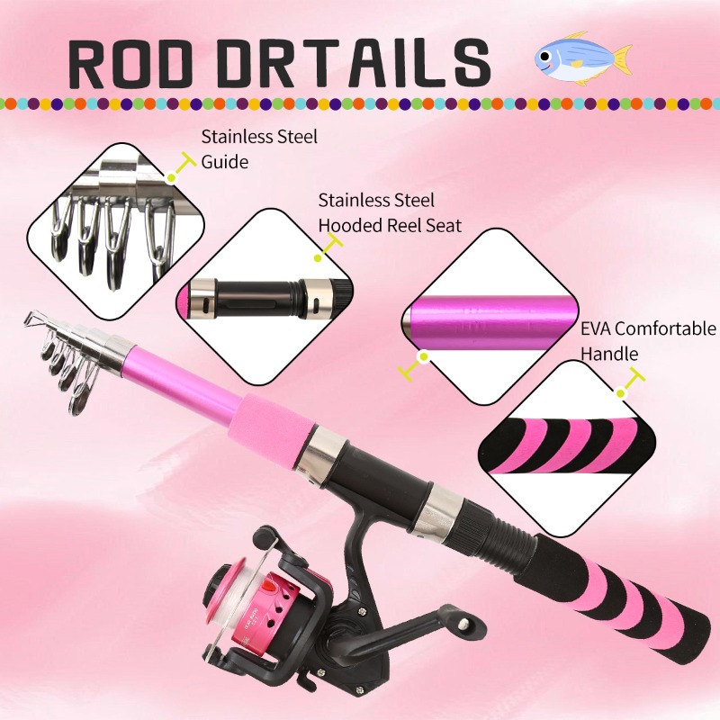 Conjunto combinado de vara de  - Fishing Rod Spinning avaliação e preço