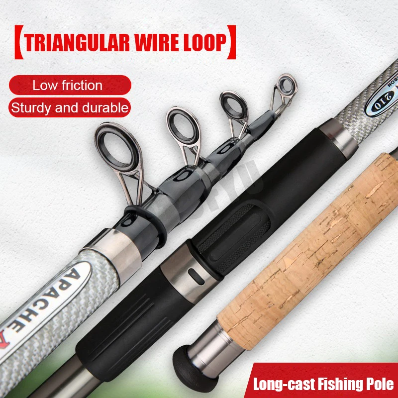 Varas de Pesca Telescópicas de - Fishing Rod Surf avaliação e preço