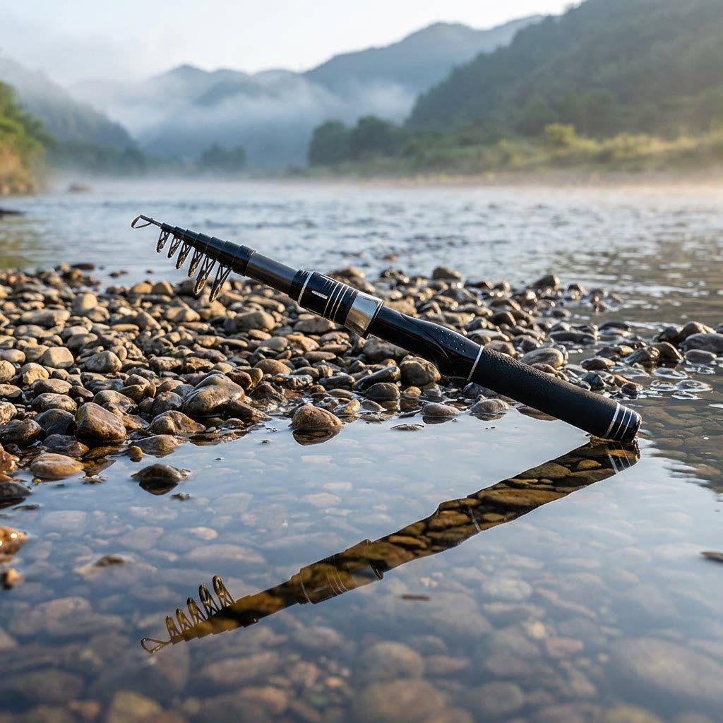 Vara de pesca telescópica ultr - Fishing Rod Telescopic avaliação e preço