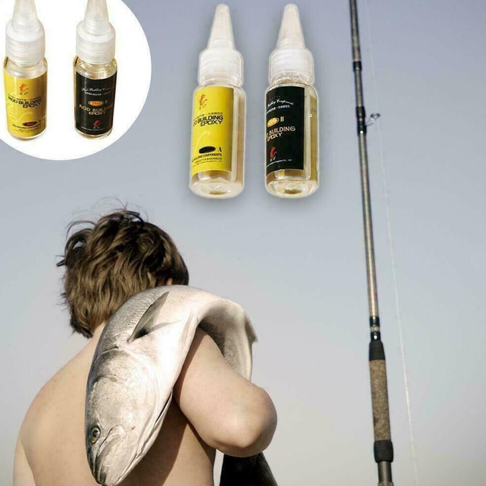 2 pçs vara de pesca cola vara  - Fishing Rod Building Kit avaliação e preço