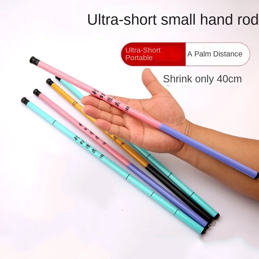 Vara de Pesca Telescópica de 4 - Fishing Rod Telescopic avaliação e preço