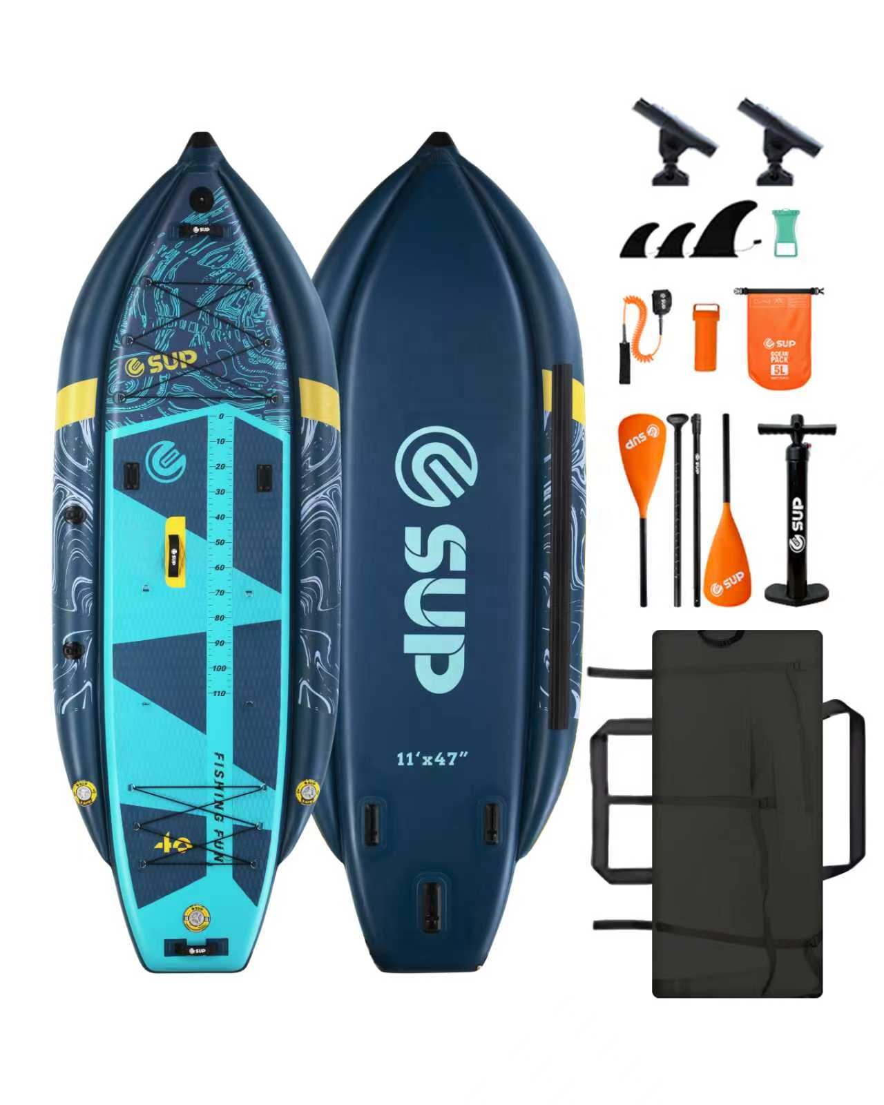 Caiaque Inflável para Pesca co - Fishing Rod Holder avaliação e preço
