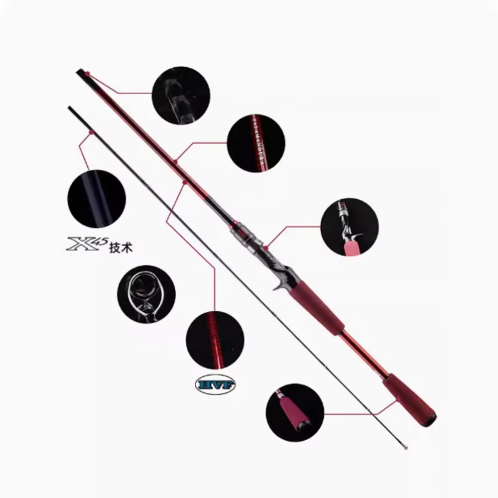 Vara de Pesca em Fibra de Carb - Fishing Rod Spinning avaliação e preço