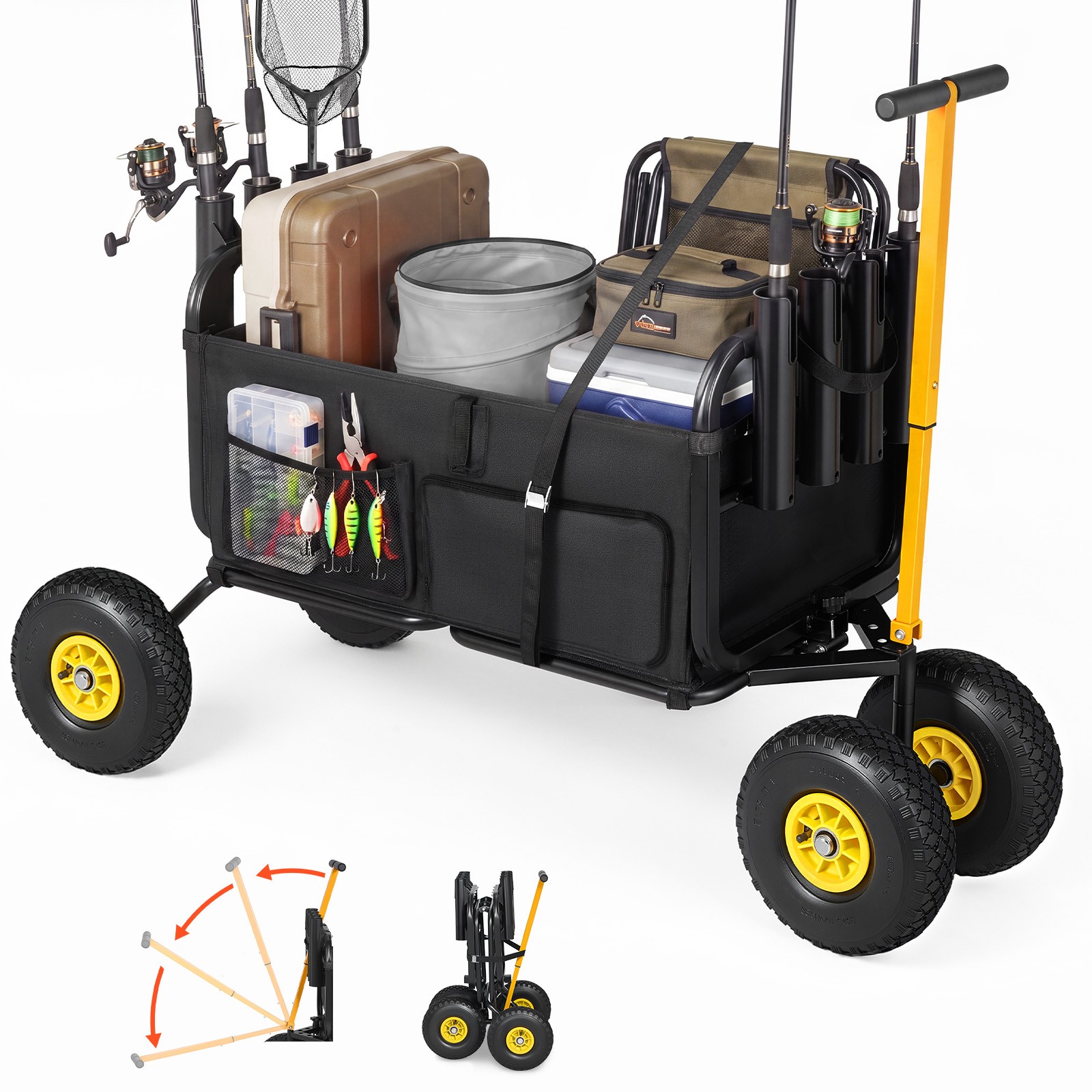 Carrinho de Praia e Pesca Dobr - Fishing Rod Holder avaliação e preço