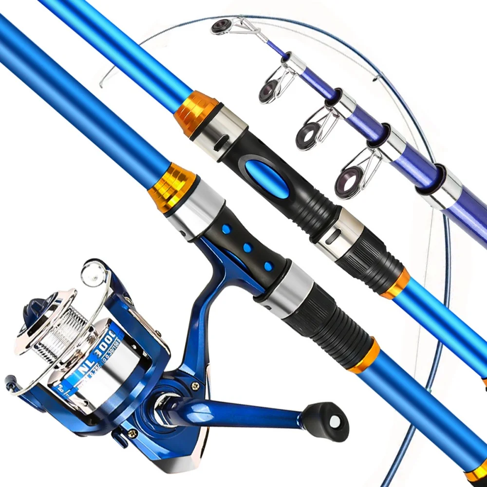 Conjunto de vara de pesca tele - Fishing Rod Spinning avaliação e preço