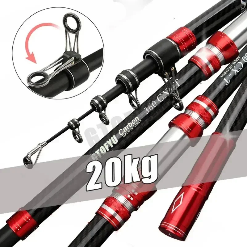 Vara de pesca telescópica, 2.7 - Fishing Rod Surf avaliação e preço