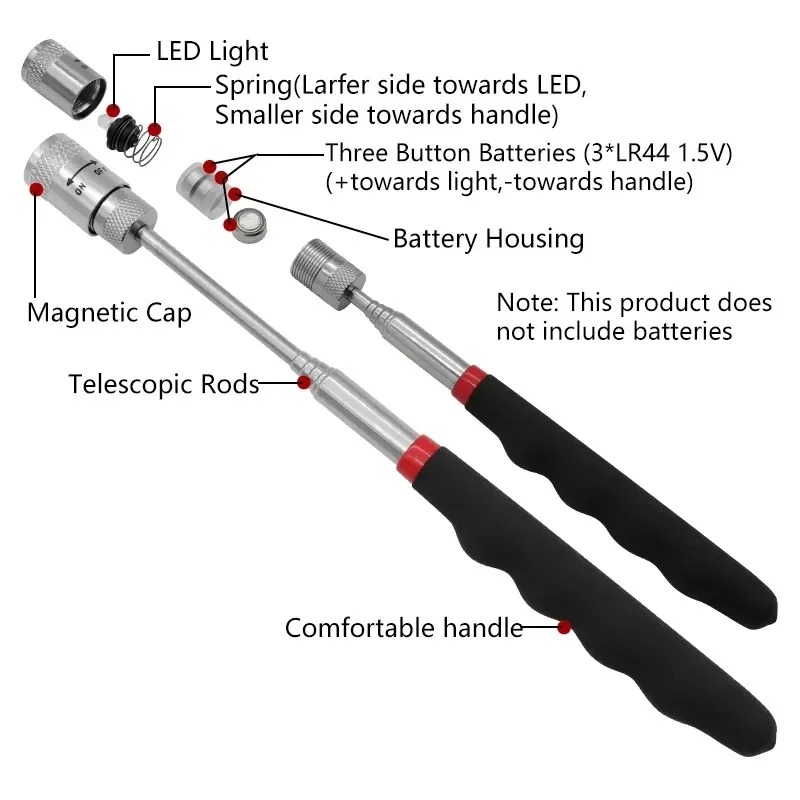 Caneta magnética telescópica c - Fishing Rod Telescopic avaliação e preço
