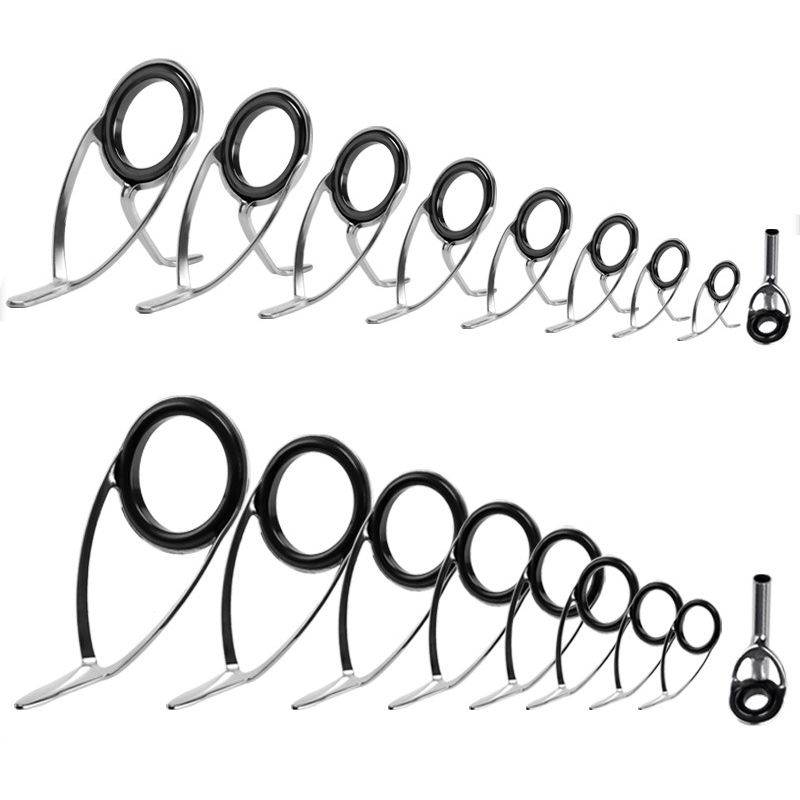 9 pçs guia de vara de pesca an - Fishing Rod Spinning avaliação e preço