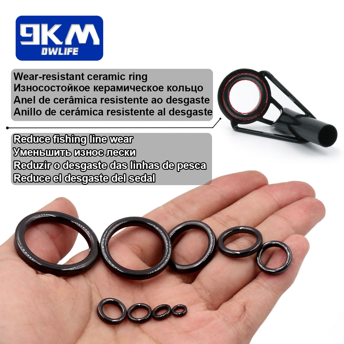Kit de reparo de guias de pont - Fishing Rod Tip Replacement avaliação e preço